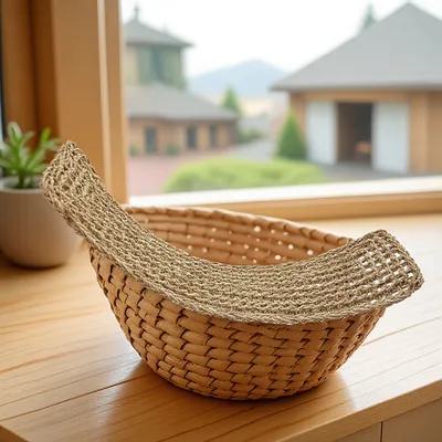 Cat Litter Mat - 1Pcs Lizards Hammock Breathable Sea-Weed Natural