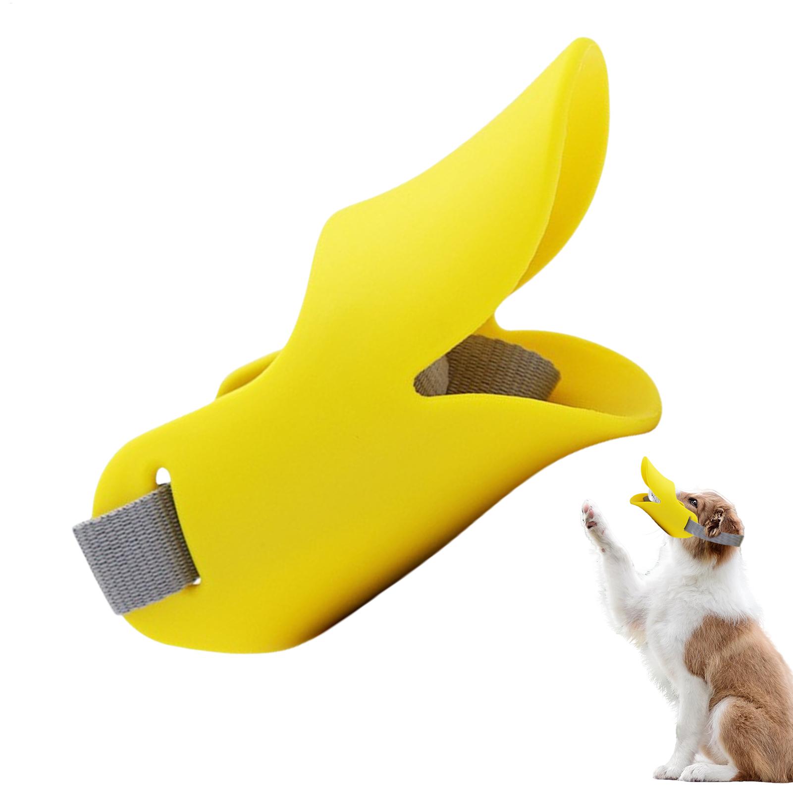 Dog Muzzle Silicone - Dog Silicone Duck Mouth Cover Adjustable