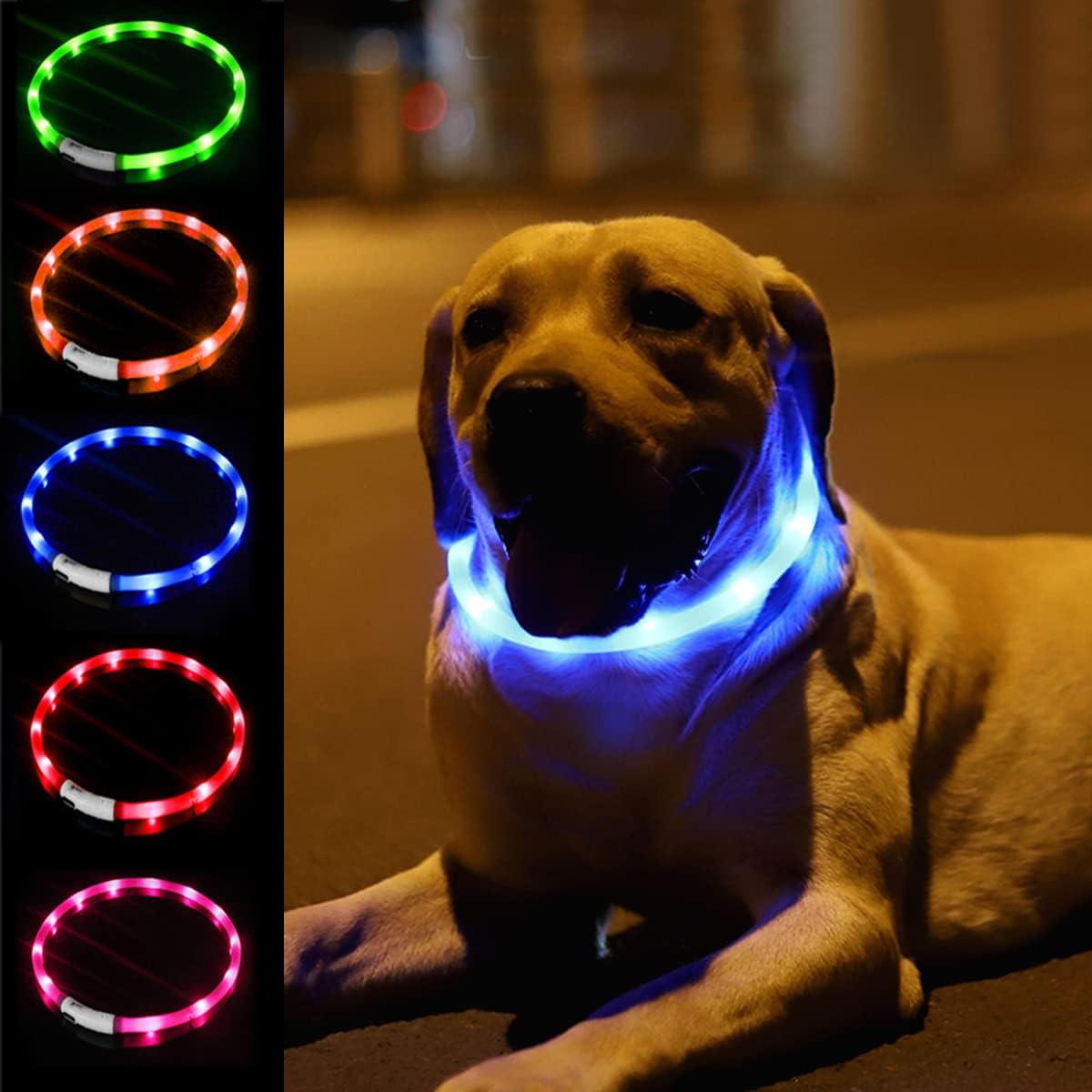 Silicone LED Dog Collar,USB Re - đánh giá và giá Dog Muzzle Silicone