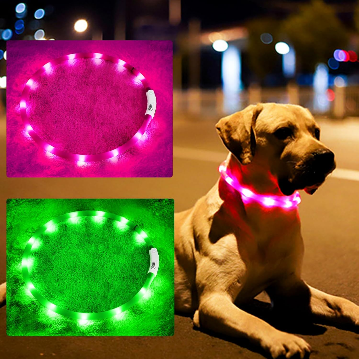 Silicone LED Dog Collar,USB Re - đánh giá và giá Dog Muzzle Silicone