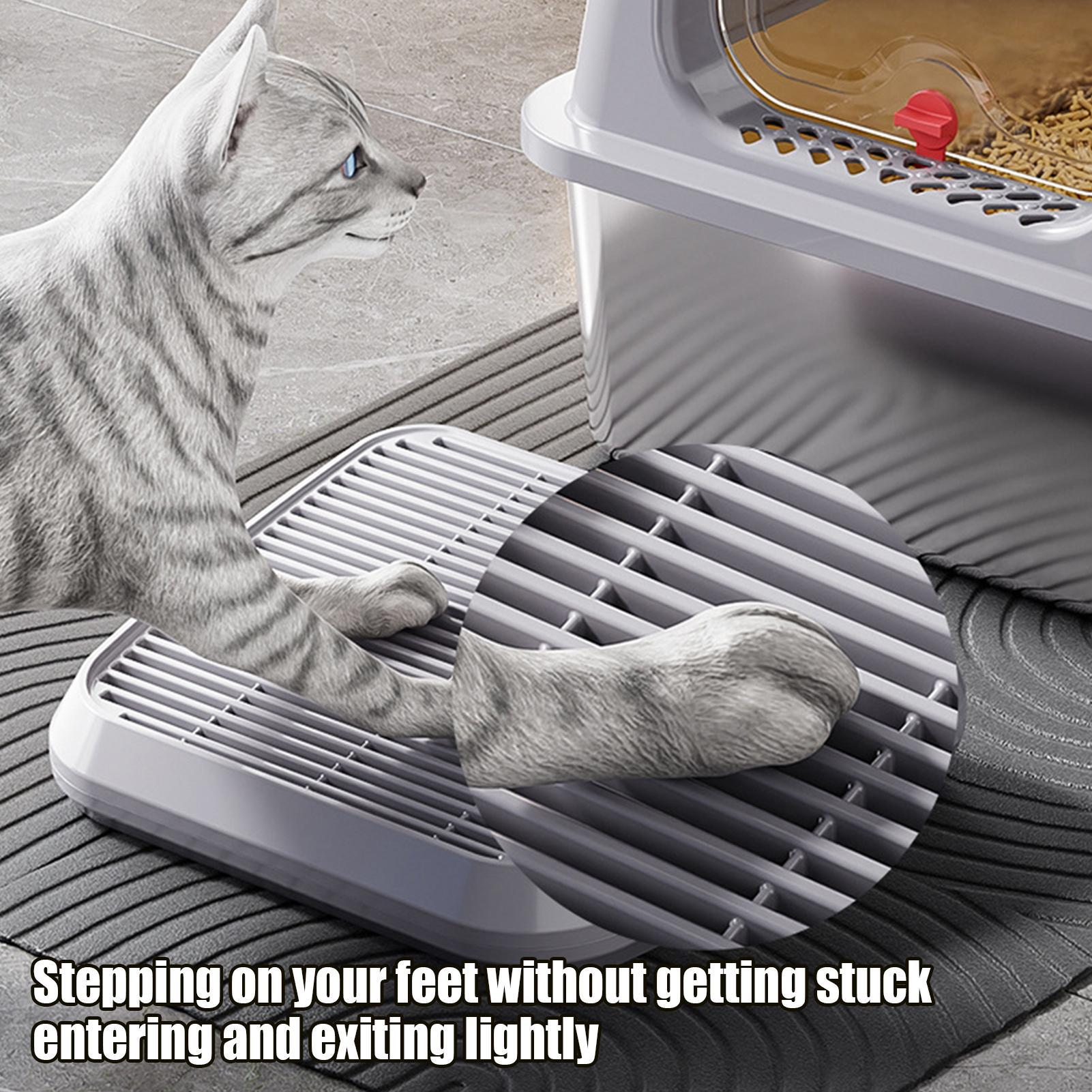 Litter Trap Mat Litter Catcher - đánh giá và giá Cat Litter Mat
