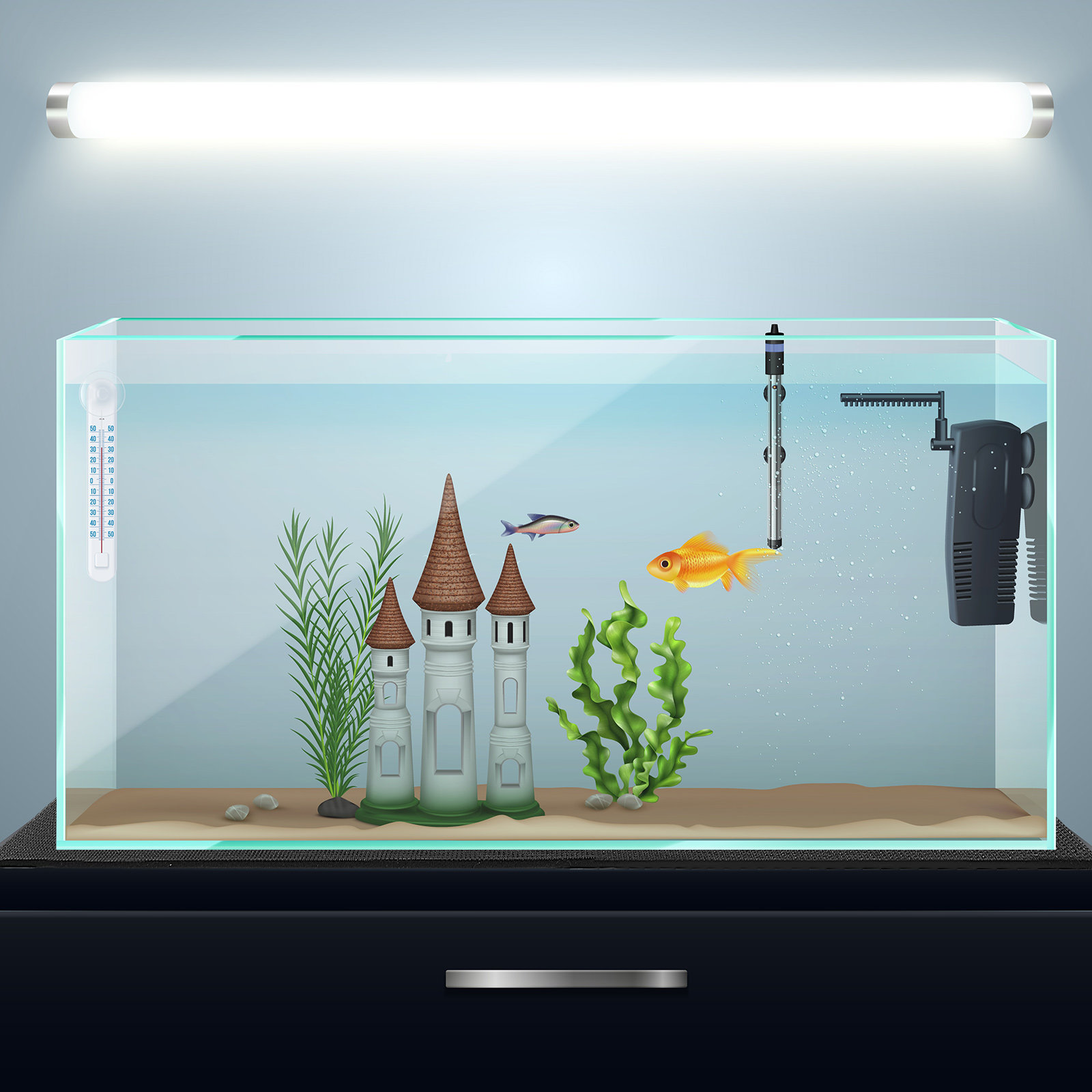 Premium Thick Aquarium Pad Fis - đánh giá và giá Cat Litter Mat
