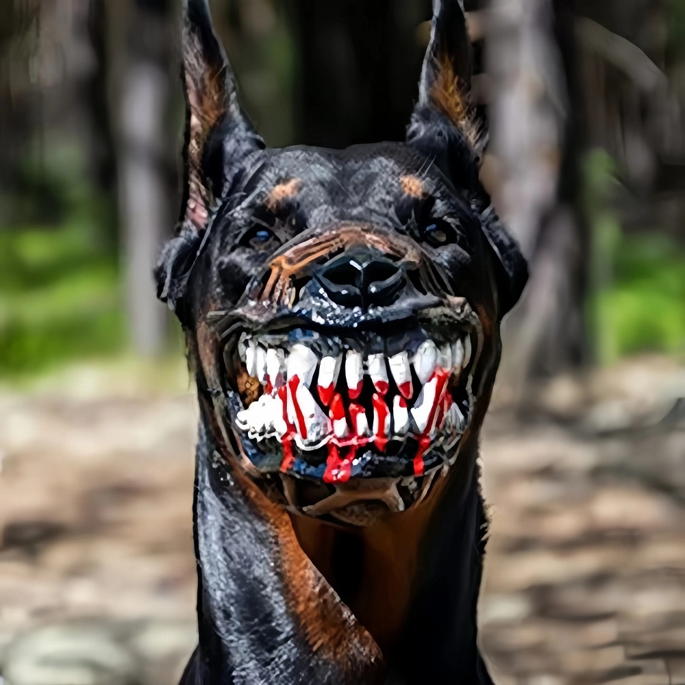 3D Realistic Dog Muzzle Silico - đánh giá và giá Dog Muzzle Silicone