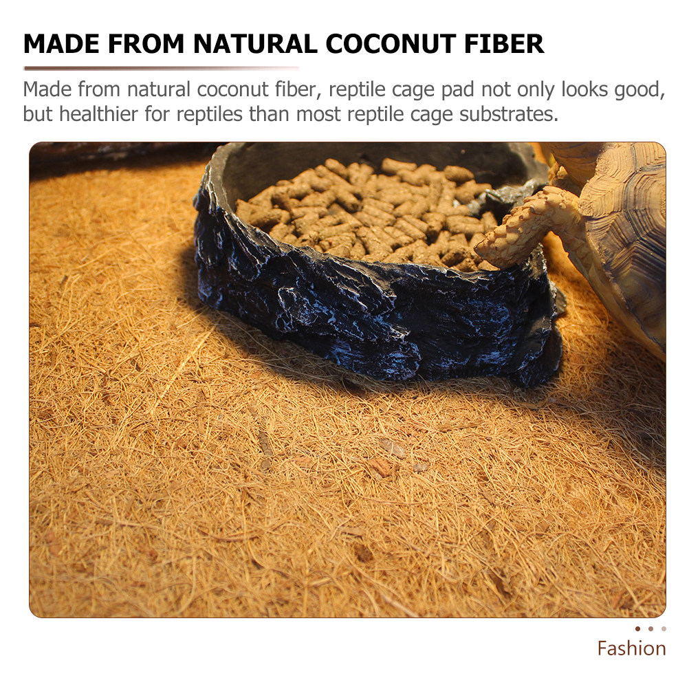 Coconut Substrate for Reptile  - đánh giá và giá Cat Litter Mat
