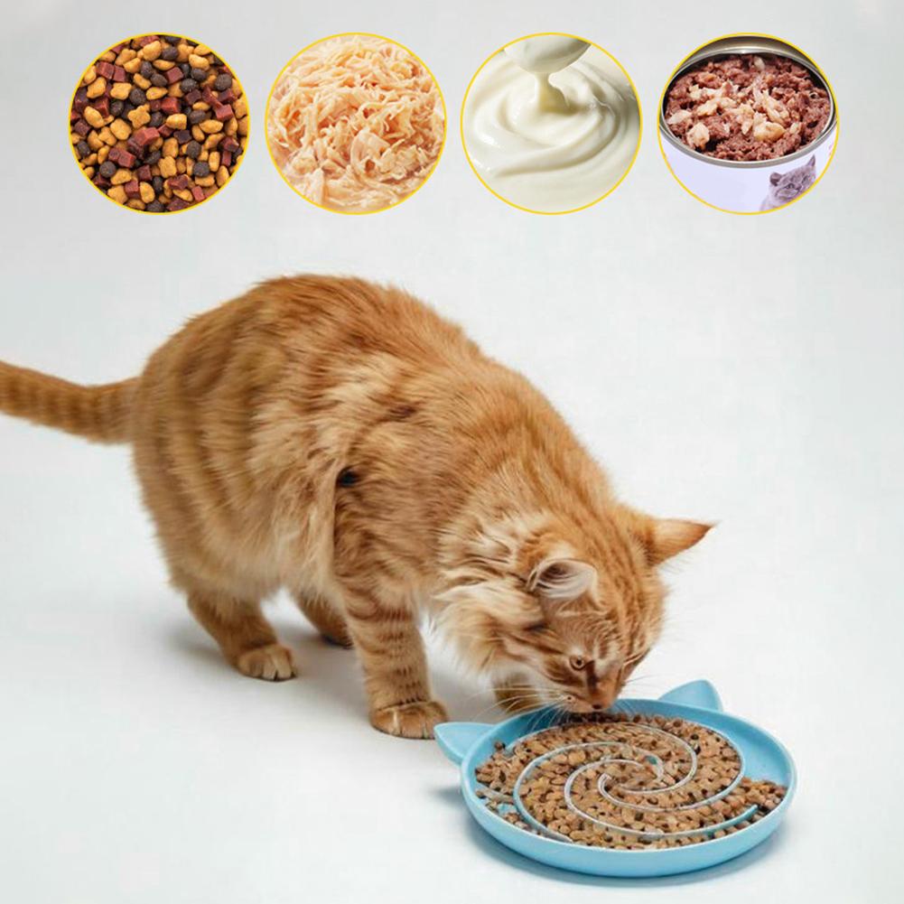 Pet Slow Food Bowl Maze Design - đánh giá và giá Cat Litter Mat